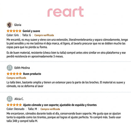 Bra sin varillas Reart™